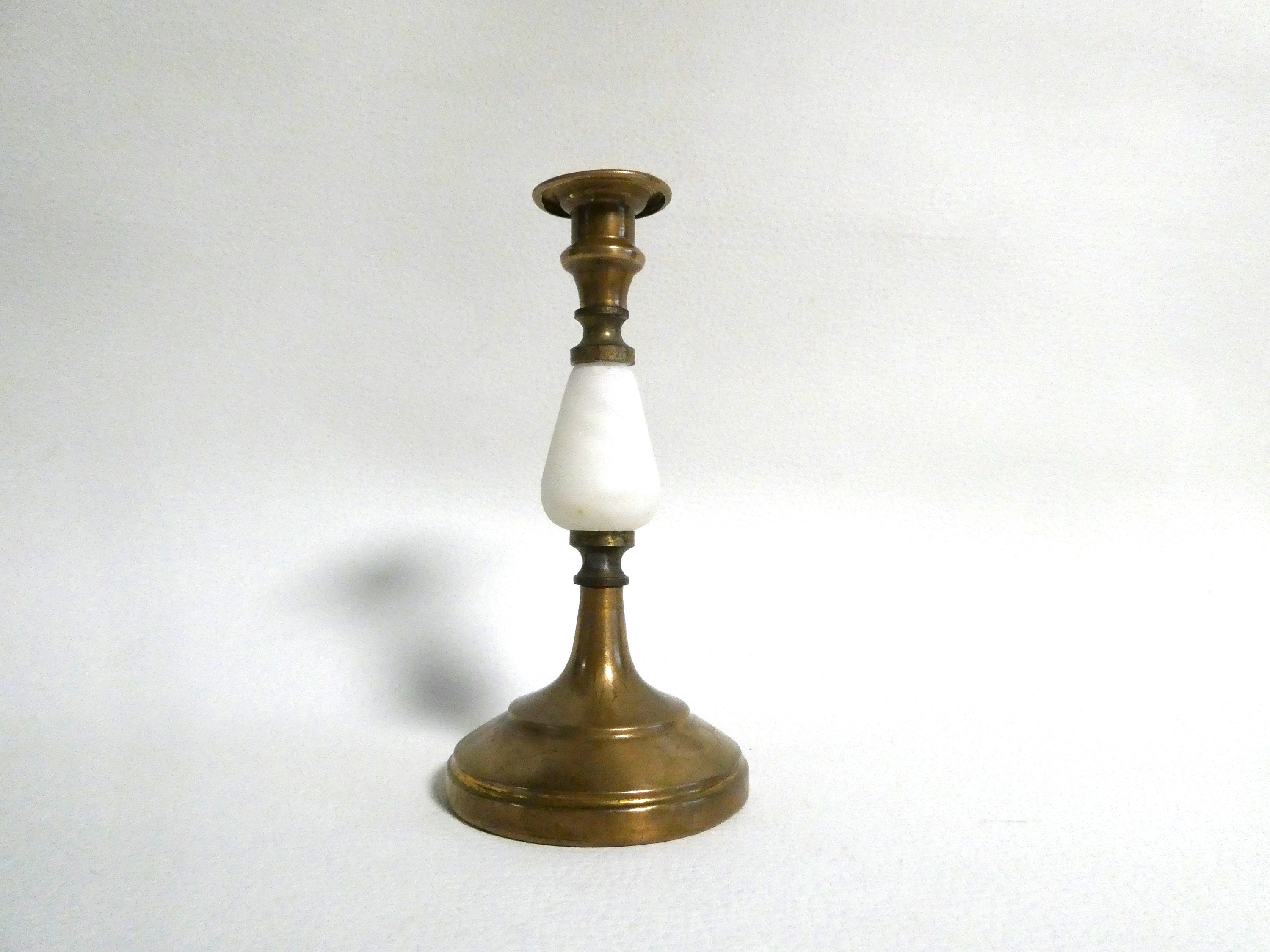 bougeoir , laiton ,bronze vintage