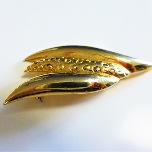 Broche Vintage Ted Lapidus - Bijou D'Occasion Élégant