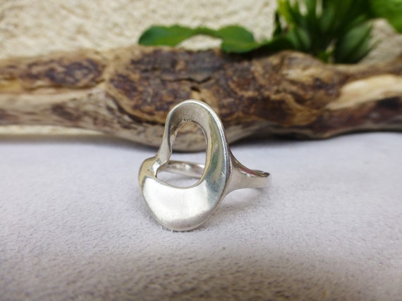 Designer ring in solid silver signed A. DUCLOS - image 9