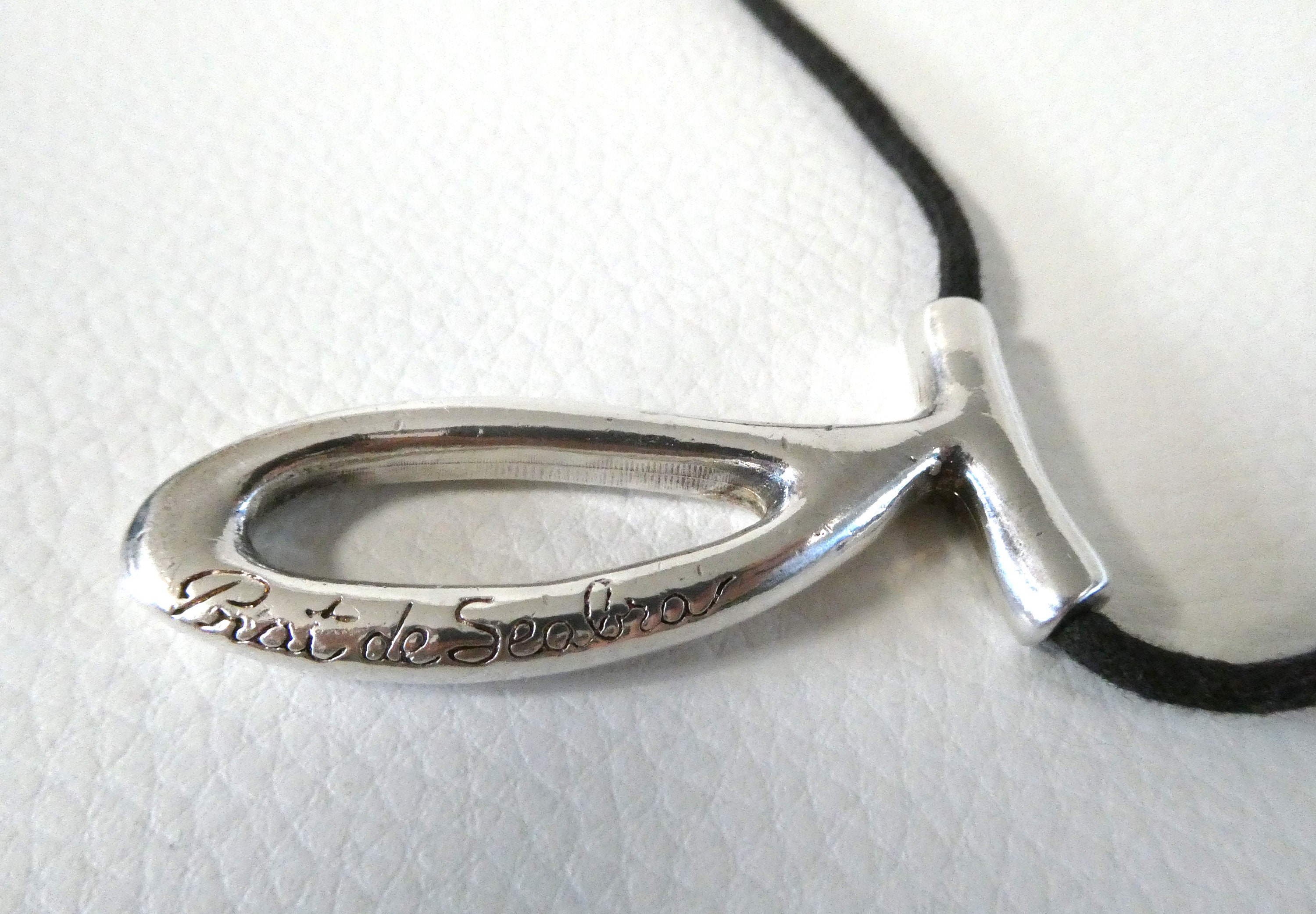 Collier Ras De Cou Argenté Plaqué Argent - Marque Prat De Seabra, Occasion