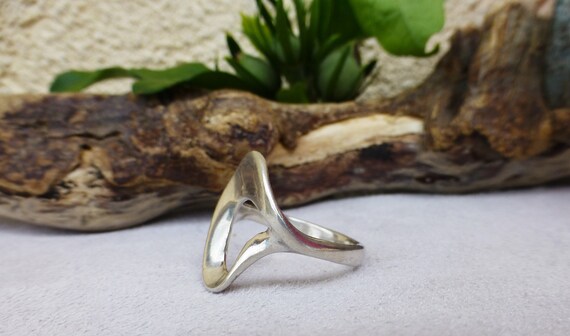 Designer ring in solid silver signed A. DUCLOS - image 8