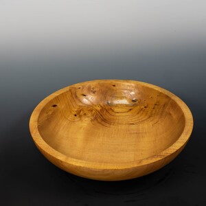 Handcrafted Large Mulberry Wood Turned Bowl - Unique Wooden Artisanal Bowl for Home Decor or Gifts Salad, Fruit bowl 2361