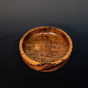 Handcrafted Wood turned Oak Burl Wooden Bowl - Unique Decorative Art Piece, Natural Wood Unbelievable Grain Plate, bowl 2382