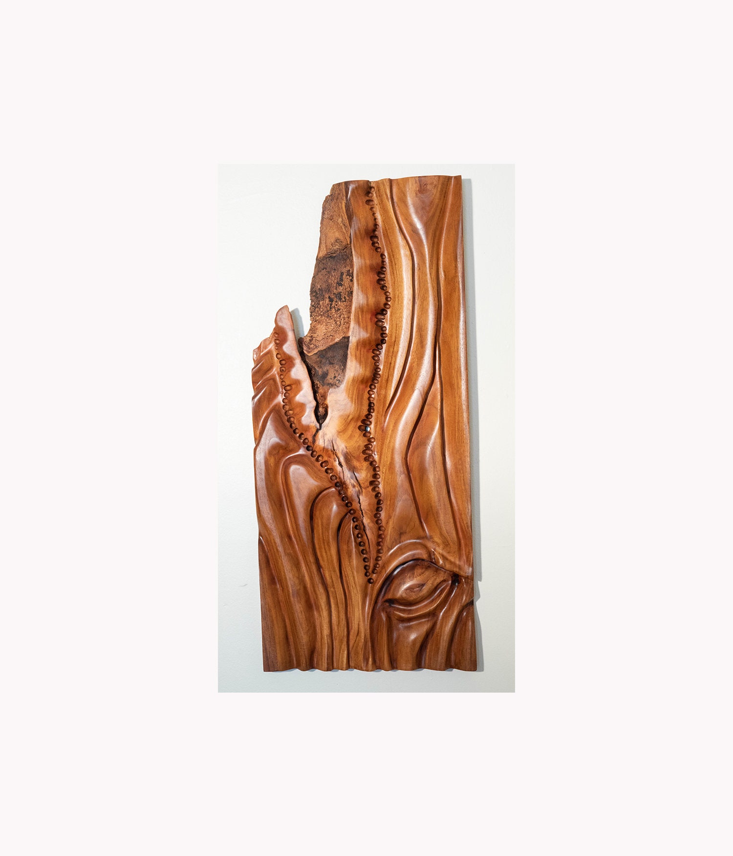 Viking Wood Carving Wood Sculpture Wood Wall Decor Wood Decor Wooden Wood  Art Wood Sculpted Gift Sculpture 