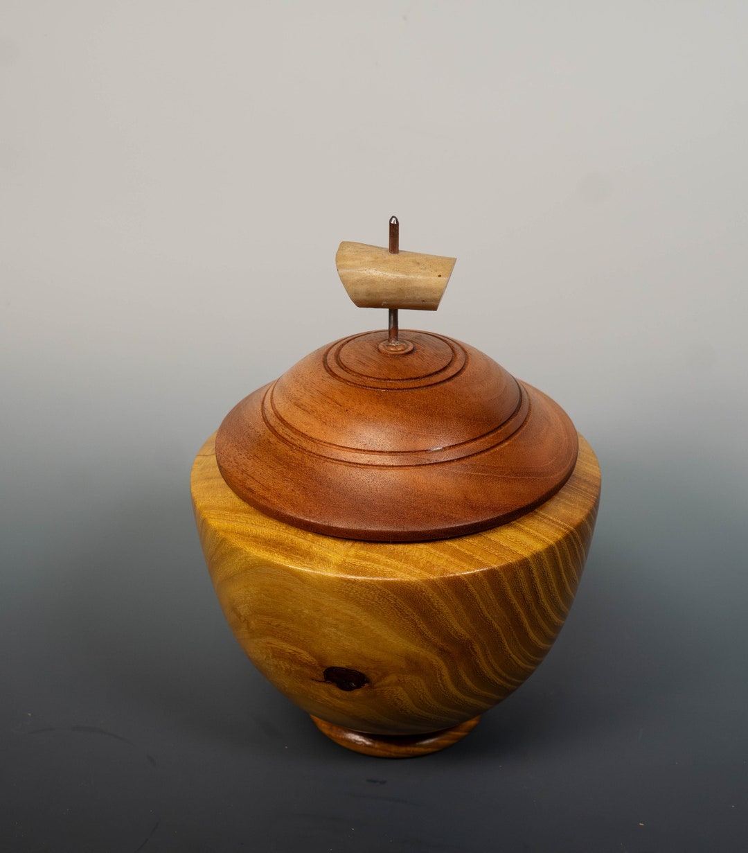Handcrafted Osage Orange Wooden Box With Honduras Mahogany Lid and ...