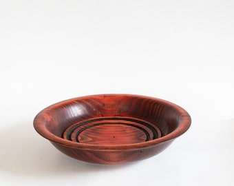 Unique Turned stained Ash Wood Bowl  Handmade Bowl  Natural Home Decor Wood Fruit  Candy  Cookie Bowl 0998