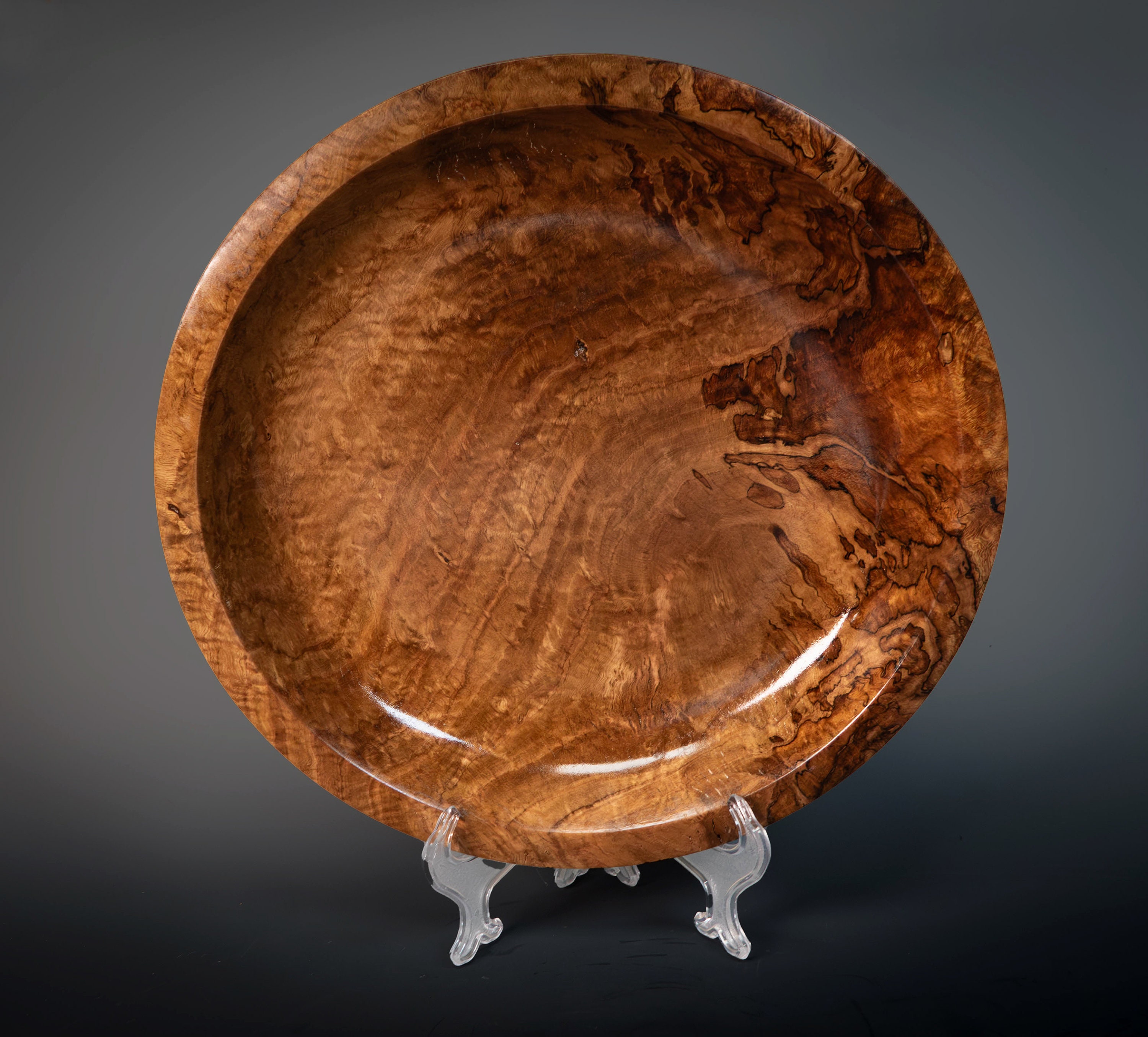 Hand Carved Wooden Burl Bowl Signed (JL) Hand Carved Wooden Burl Bowl Signed (JL)