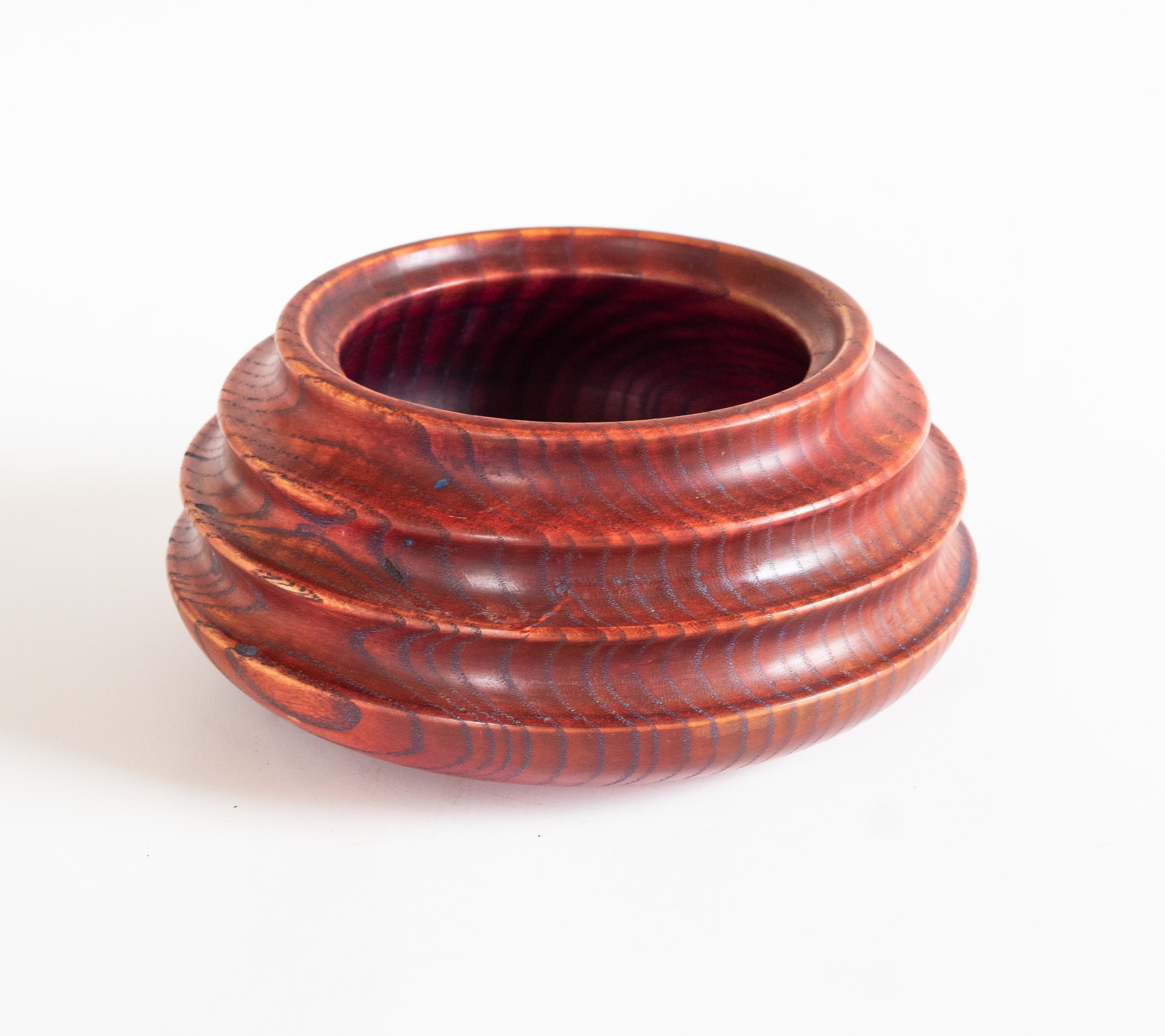 Unique Turned Stained Ash Wood Bowl Handmade Bowl Natural Home Etsy UK