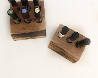 Live Edge Essential Oil Roller bottle holders, DoTERRA, Young Living, Saje