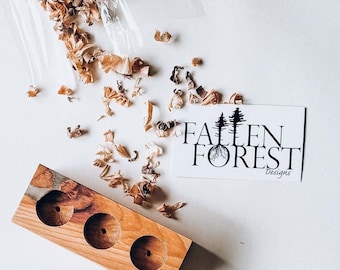 Wood Essential Oil Holder, Trio Display, DoTERRA, Young Living, Saje