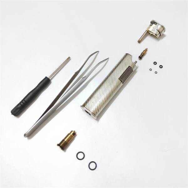 dunhill dress lighter repair kit service kit for 2 lighters  o ring o-rings  with tools