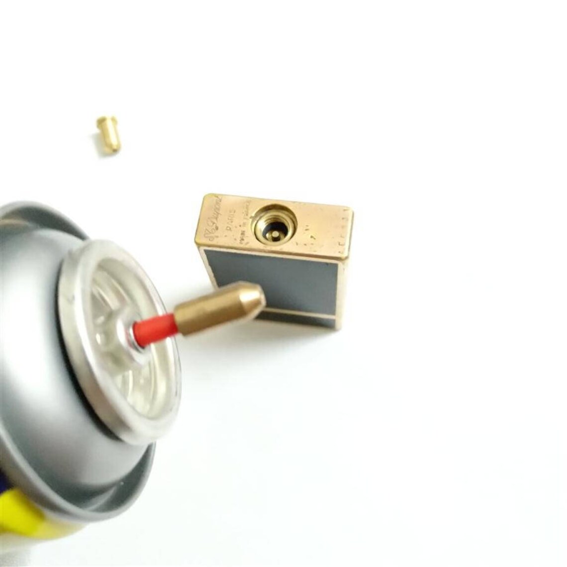 Dupont Lighter Butane Gas Adapter Fll in Green/yellow Cap Gas Etsy UK