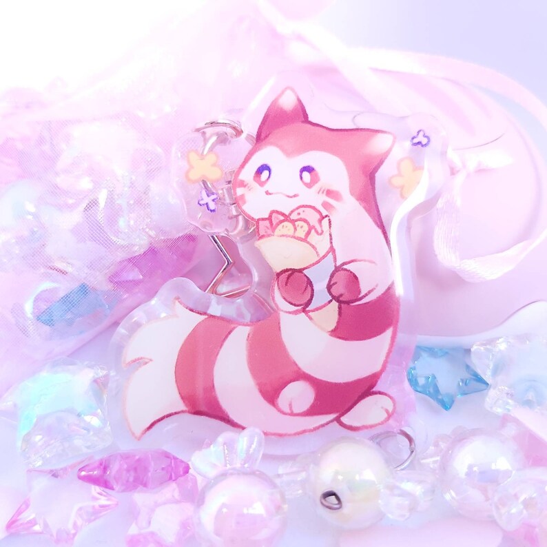 Sweets Acrylic Charms Ditto / Furret / Ralts / Aipom / | Etsy
