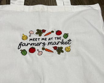 Sacola para feira de produtores