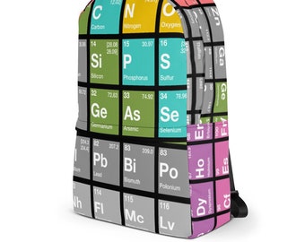 Periodic Table of Elements Backpack