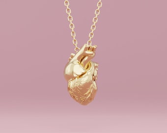 Anatomical Heart Necklace