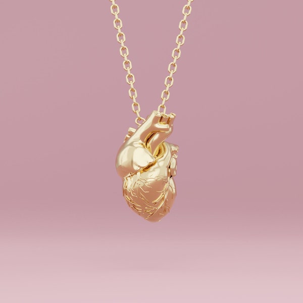 Anatomical Heart Necklace