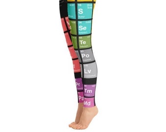 Periodic Table Yoga Leggings