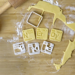 Periodic Table Element Cookie Cutters