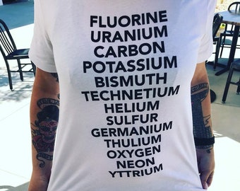 FBGM Science Joke T-Shirt Unisex for Chemistry Nerds and Gangster
