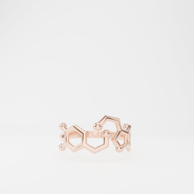 Serotonin Dopamine Molecule Ring for Science Lovers Etsy