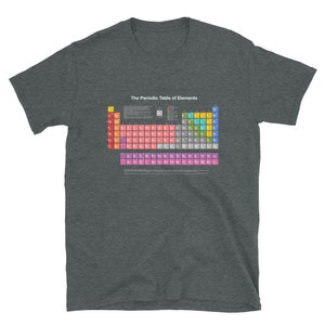 Periodic Table of Elements T-Shirt Unisex