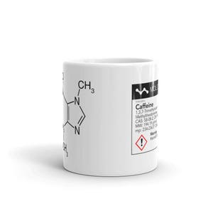 Koffein Molekül Tasse