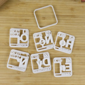 Custom Periodic Table Cookie Cutters STL