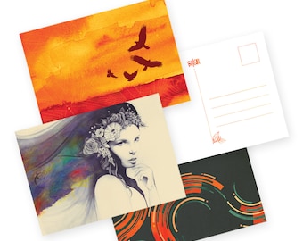 Postcards | Mixed Media Series
