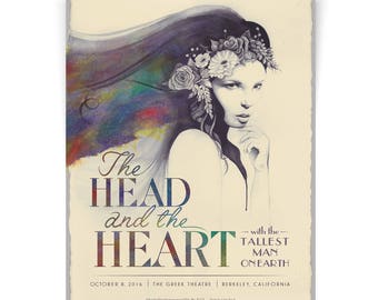 Limited Edition The Head and the Heart Poster