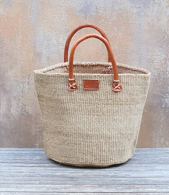 Sisal basket hotsell bag