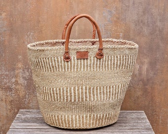 KANO: Natural sisal basket bag