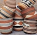 TAMADUNI:  Geometric earthy fine weave sisal baskets 