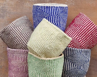 FULANA: Recycled wool and sisal basket