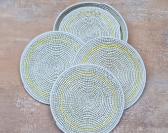 Rwandan sweetgrass set of 6 placemats