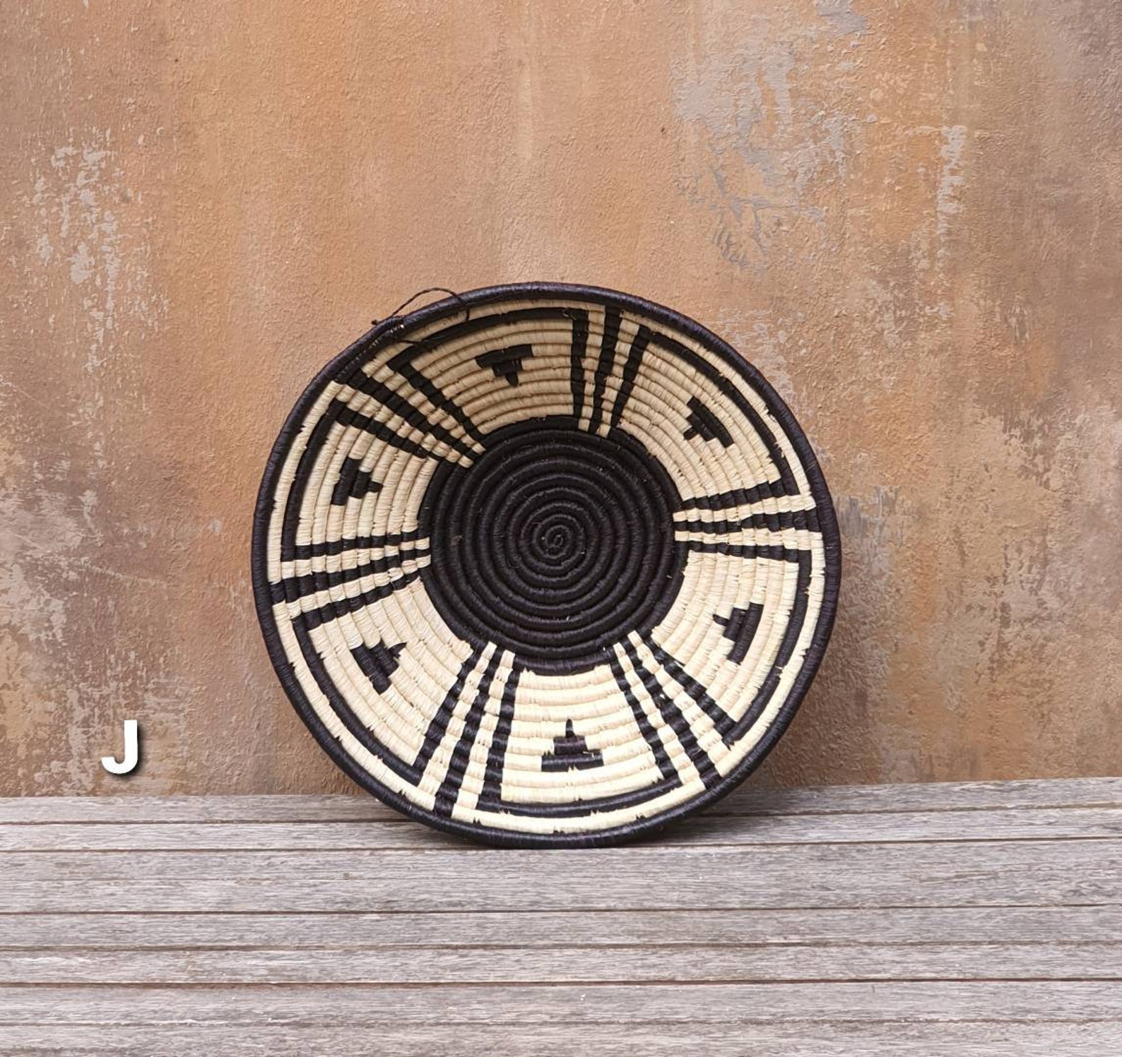 Ugandan raffia grass basket bowls Etsy