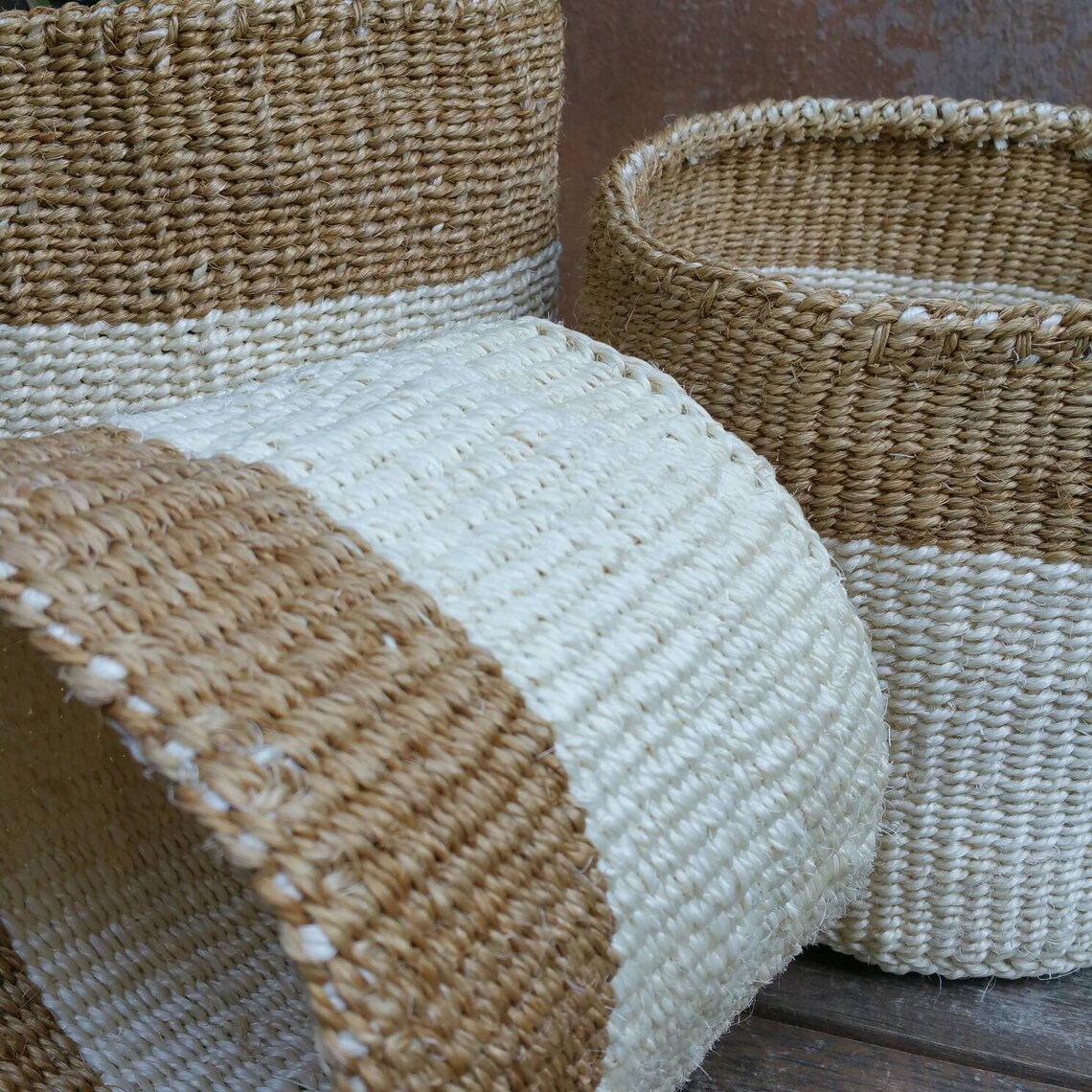 SAVANNA Hand Woven Baskets Kenyan Baskets African Baskets Etsy