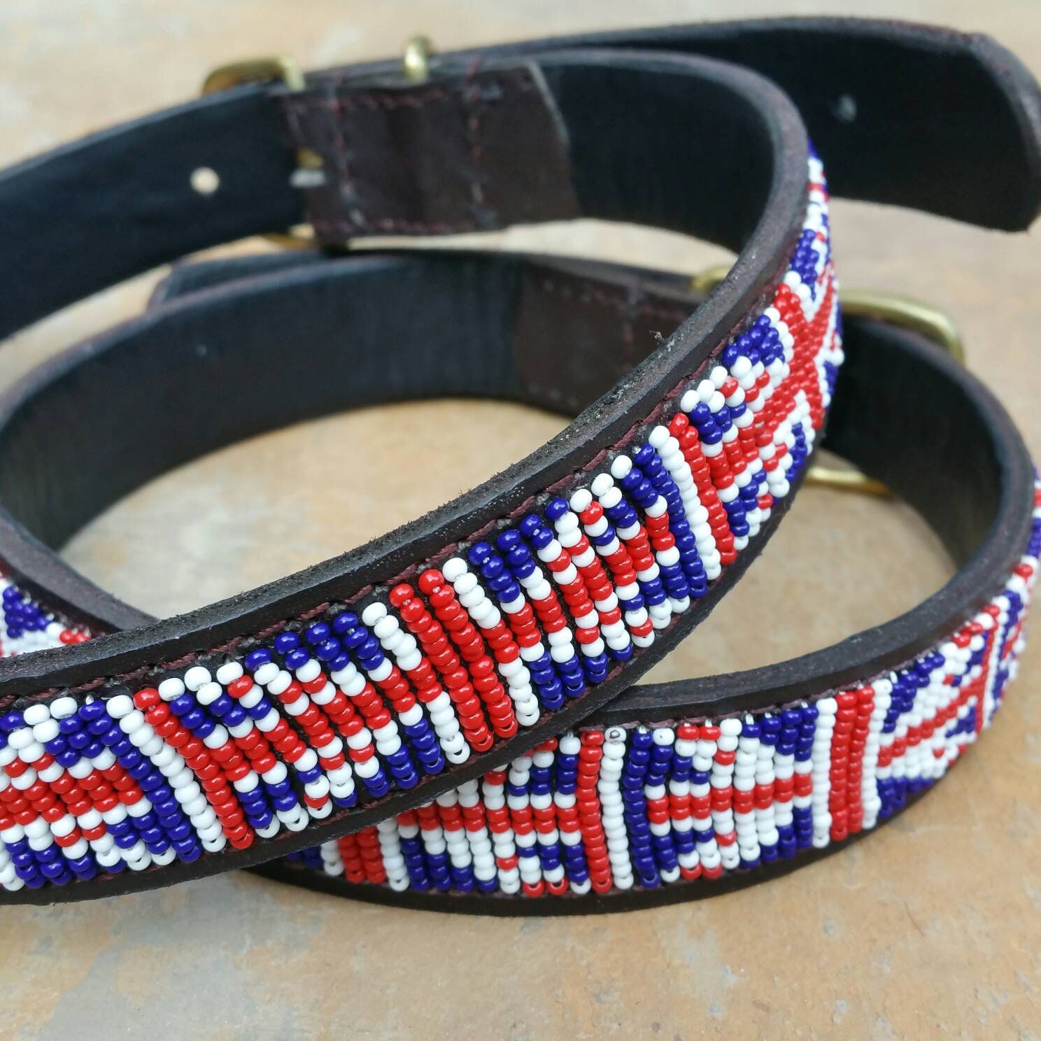 beaded dog collar