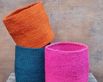 DALILI: 10 x 10 inch (b x h) (kleur sisalmand/ opbergmand/ plantenbak)