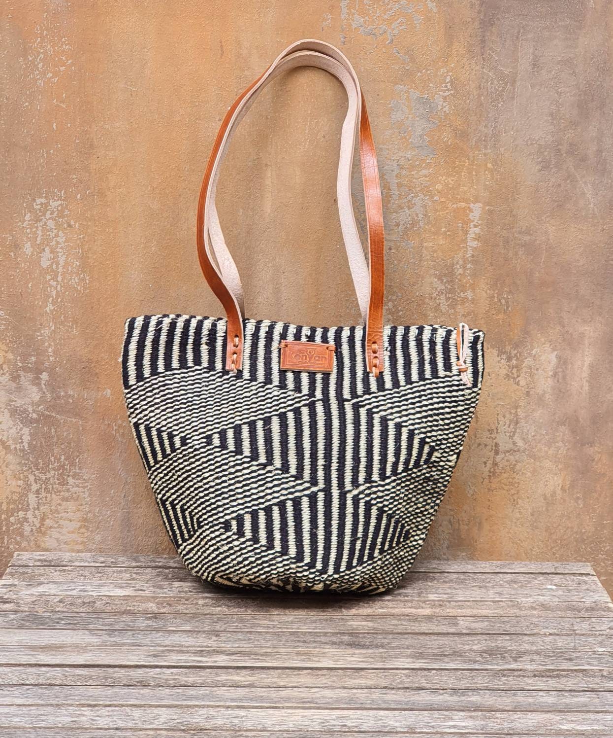 Anthropologie | Bags | Anthropologie 99s Sisal Tote Basket Weave Market Tote  In Tan With Green | Poshmark