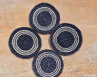 Set of 4 - Sisal  coasters / Coasters