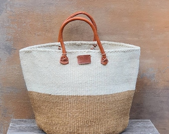 WIMBO: Natural & jute sisal basket