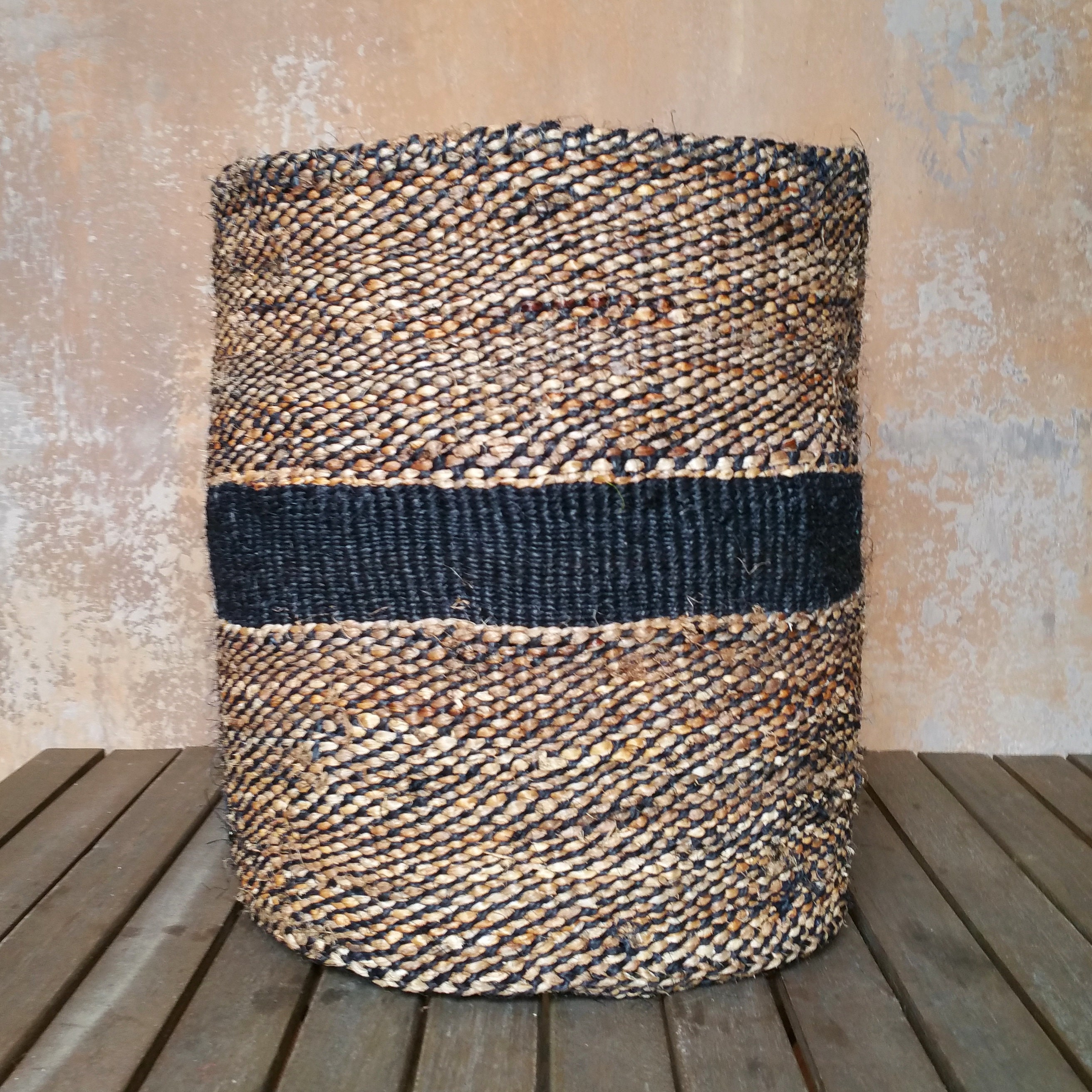 Shina Banana Bark Fibre Handmade Storage Basket Etsy