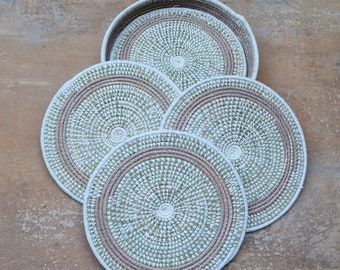 Rwanda sweetgrass set of 6 placemats