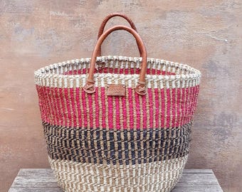 SABA：細編みサイザル麻かごバッグ - Etsy 日本
