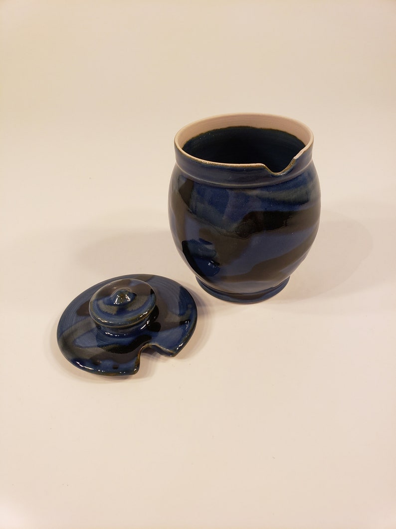 Medium Cobalt Blue Honey Jar