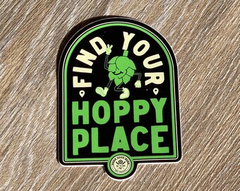 Find Your Hoppy Place 2.0 Sticker