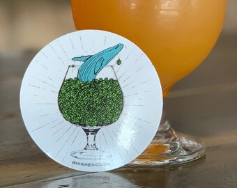 Free The Whales Sticker