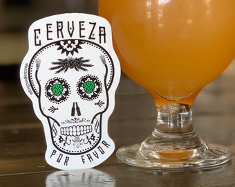 Cerveza Por Favor Sticker