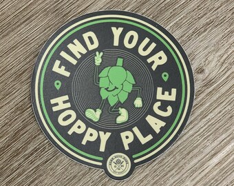 Find Your Hoppy Place 1.0 Sticker